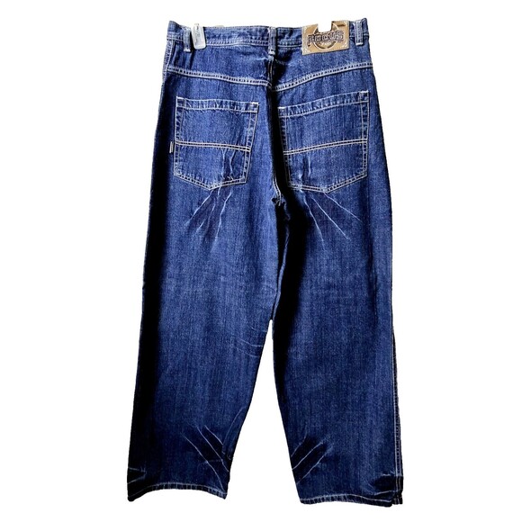 Focus Denim Jeans Mens 32x32 Vintage Y2K Great Distressed Lines EUC *READ* - Picture 2 of 13